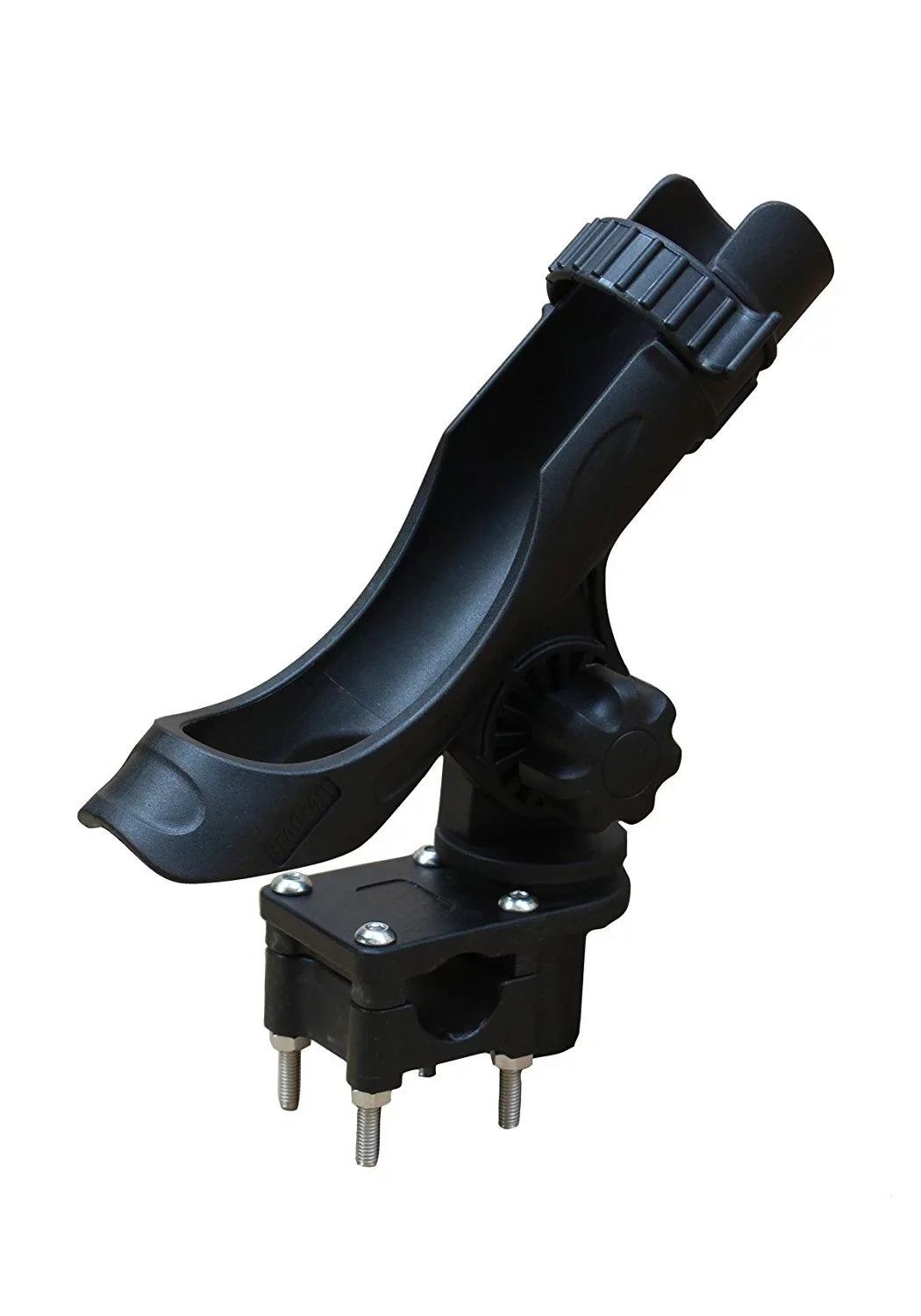 BroCraft Pontoon Boat Rod Holder / Power Lock Adjustable Rod Holder With Square/Rail Mount