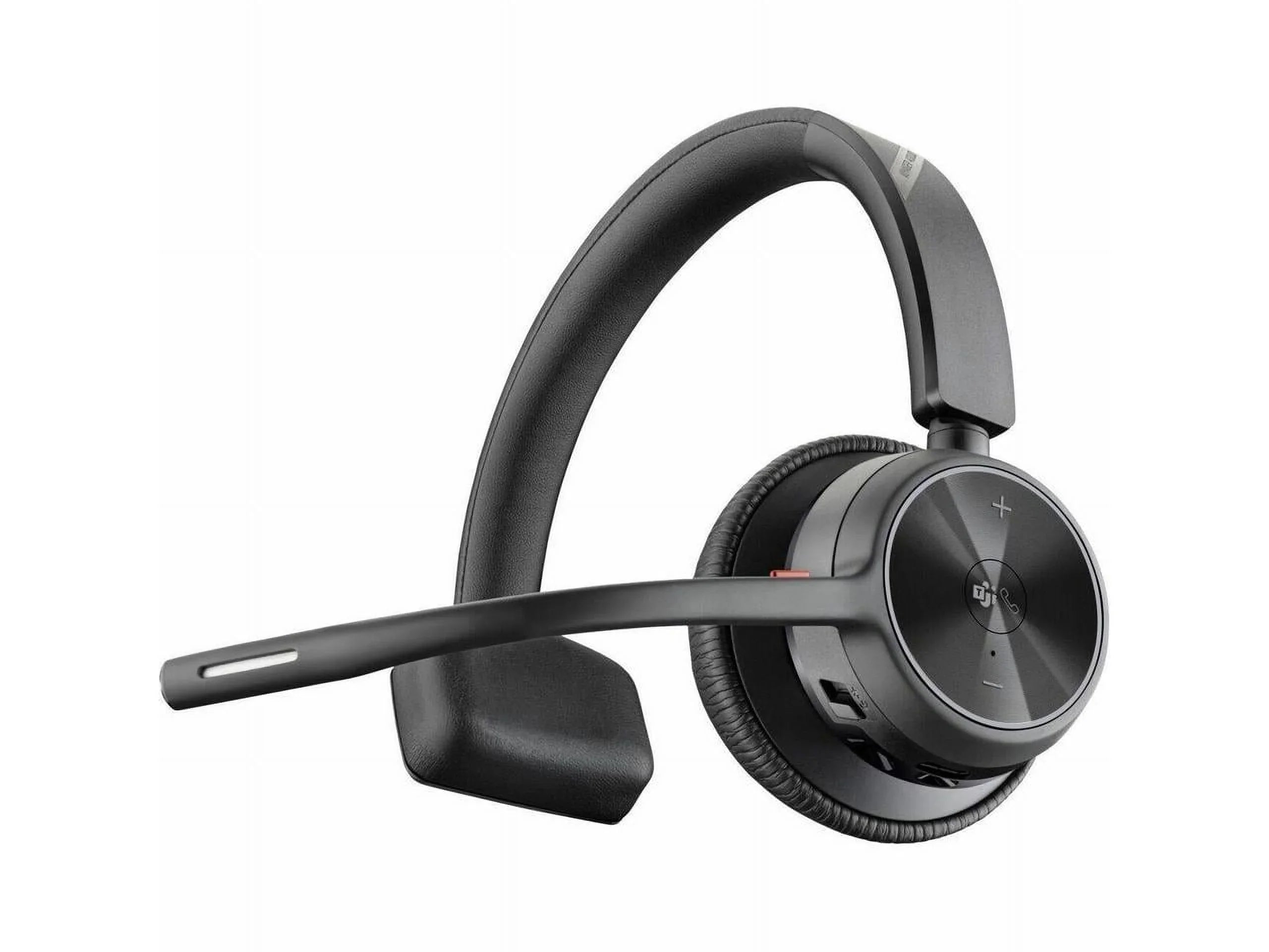 Poly Voyager 4310 Microsoft Teams Certified - Headset + dongle - Google Assistant, Siri - Mono -  Type  - Wireless - Bluetooth - 164 ft - 20 Hz - 20 kHz - Over-the-head, On-ear - Monau...