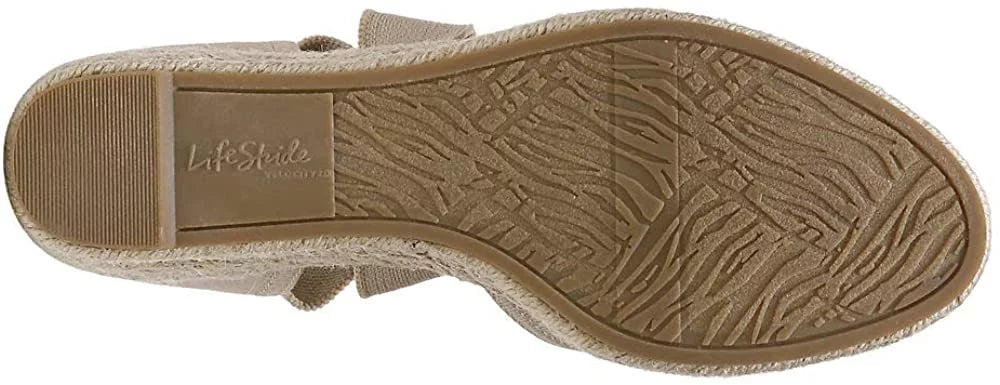LifeStride Kascade Women's Sandals & Flip Flops Taupe Size 8.5