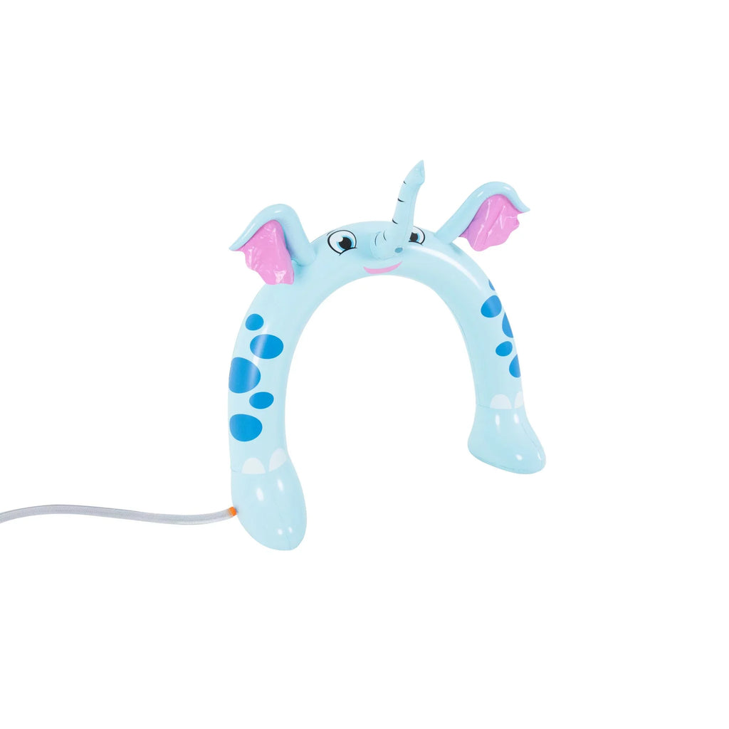Pool Central 16' Inflatable Elephant Arch Sprayer Slide Outdoor Kids Water Toy