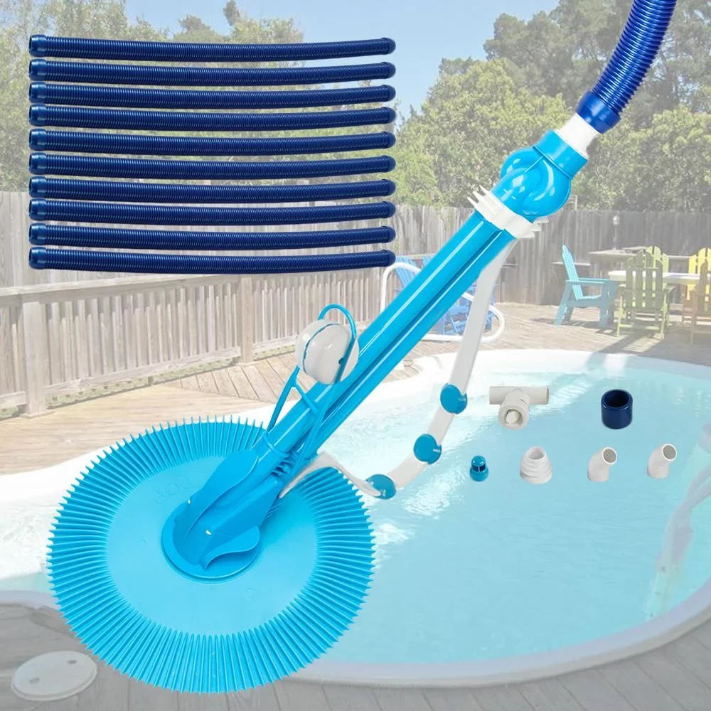 SalonMore  Automatic Inground Above Ground Swimming Pool Cleaner Vacuum Hose Climb Wall