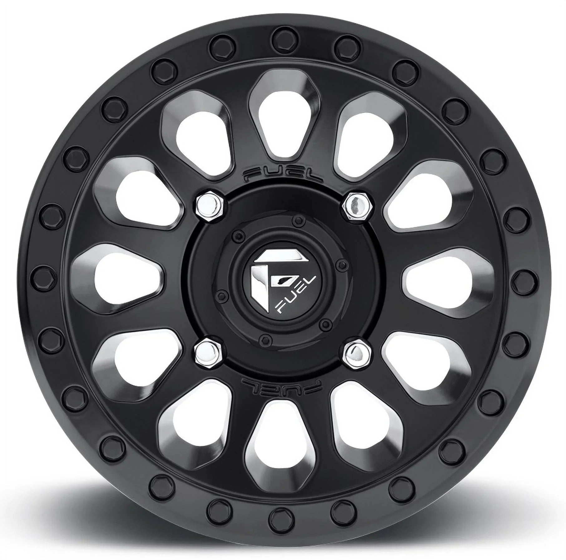 Fuel Vector 14" Wheels Black 30" Warrior  Tires Kawasaki Mule Pro