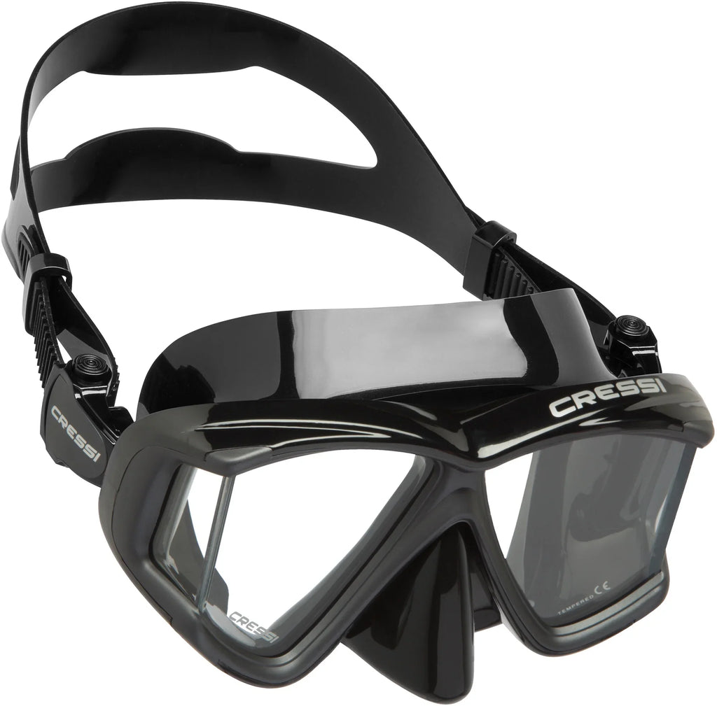 Cressi Liberty Quattro  (clear-blue/silver) (Clear/Sapphire/Silver, Liberty Quattro)