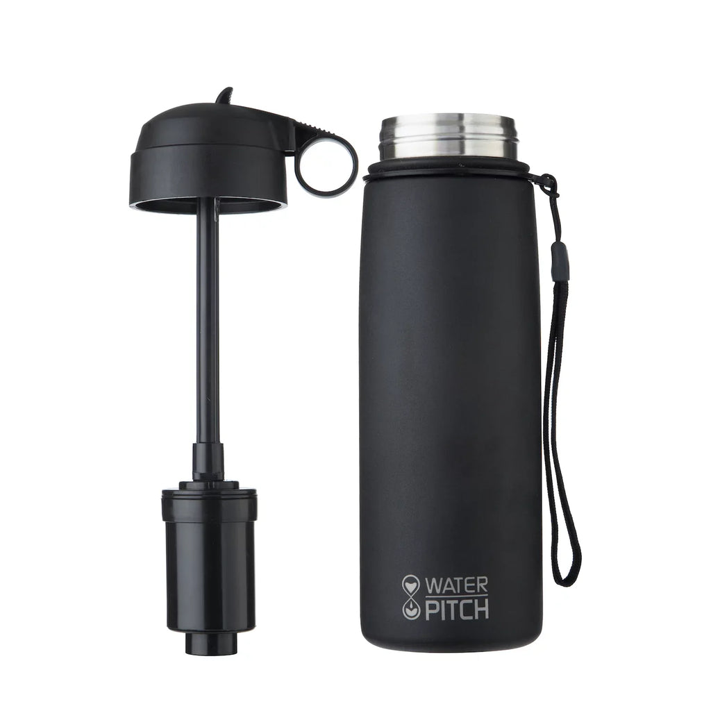 Seychelle Black Thermal Insulated 26oz  Plus Water Filter Bottle
