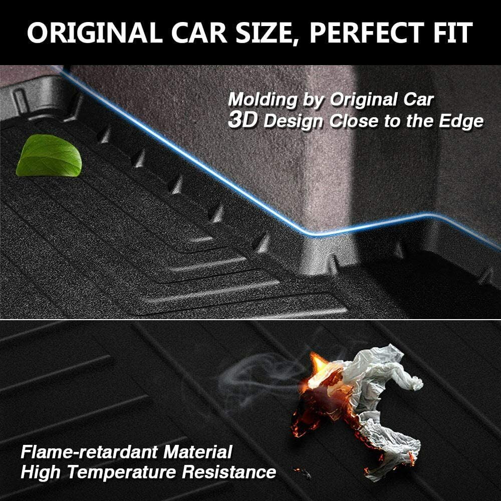 Easy to Clean for 2011-2021 Jeep Grand Cherokee  Rear Cargo Trunk Mats Liner
