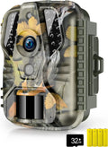 Mini Trail Camera - Game Camera 20MP 1080P with Night Vision Motion Activated Waterproof, Hunting Camera 0.2s Trigger Time for Wildlife Monitoring Deer Hunting-