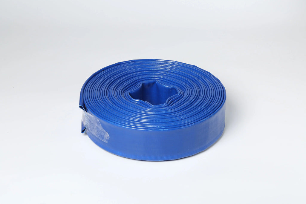 1.5" 1-1/2" In Dia x 100 ft Heavy Duty Flat Lay Sump Pump Discharge and Backwash  Hose 4 Bar (100)