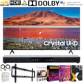 Samsung  58-inch 4K Ultra  Smart   (2020 Model) Bundle with 31-in Sound bar+Wall Mount+Tech Smart   Essentials 2020 & Surge Adapter ( 58TU7000 58" )