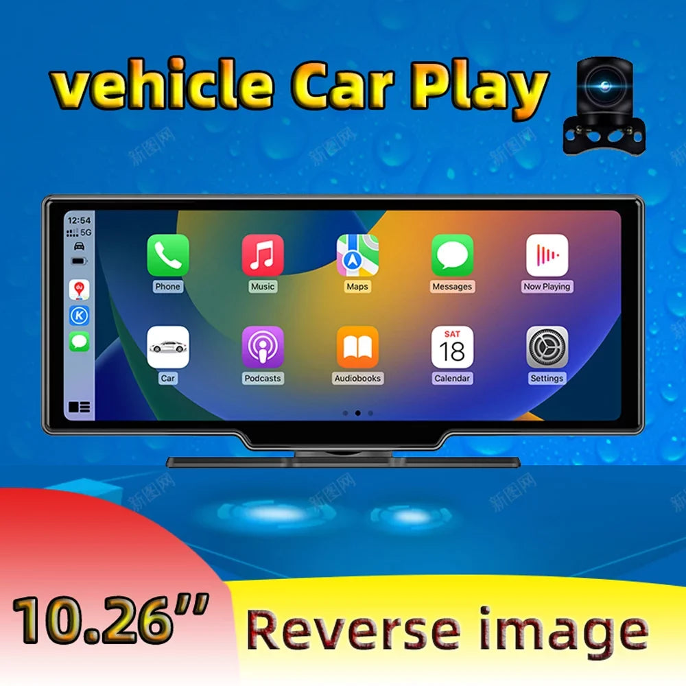 ammoon Multi language Car Video Recorder   Car Console, Front and Rear Dual Cameras, Mobilephone Control