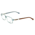 Tod's Rectangular Acetate Eyeglass Frames  52mm Transparent Turquoise