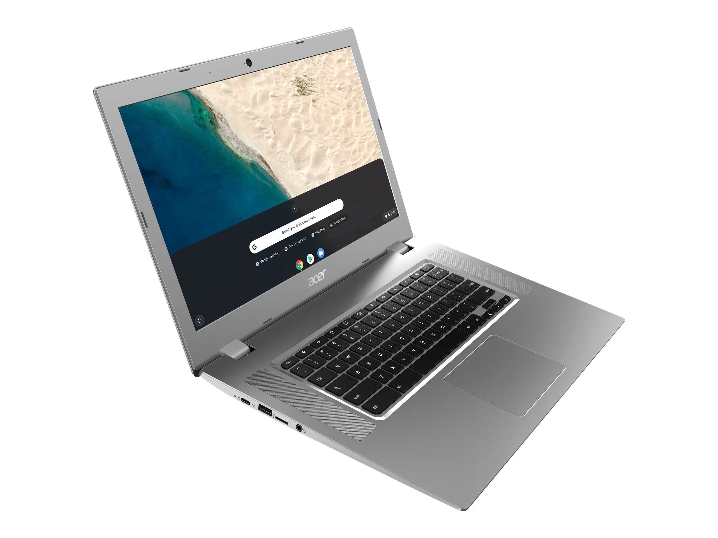 Acer Chromebook 315 -2H-68E6 -   - 9220C / up to 2.7 GHz - Chrome  - Radeon  - 4   - 32  eMMC - 15.6"  1920 x 1080 (Full ) - Wi-Fi 5 - pure silver - kbd: