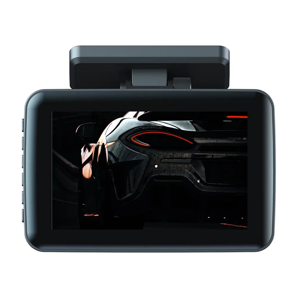 Apexeon 4in Clear Car Rearview Mirror Dash Cam, Car Video Recording Camcorder, Auto Safety Driving Recorder