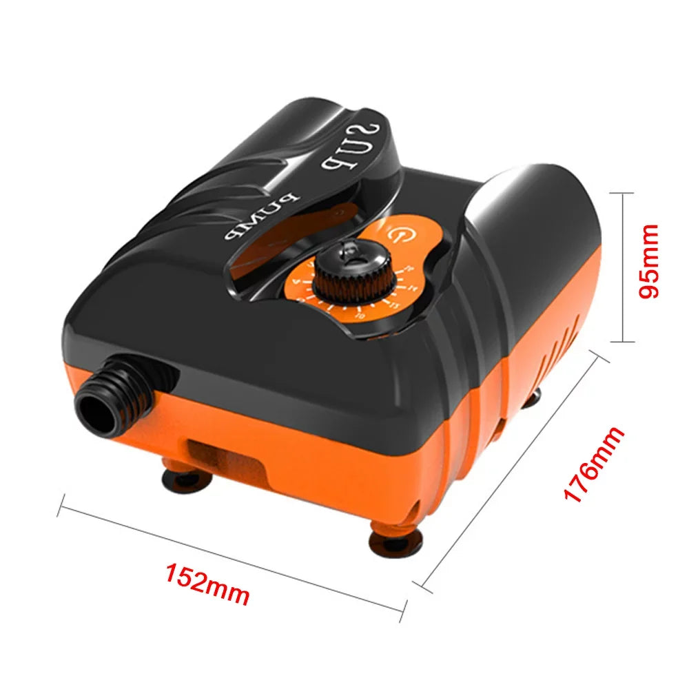 Tomshoo Intelligent Electric Air Pump for Paddle Board Inflatable Pool Boat, 16PSI High Pressure Compressor