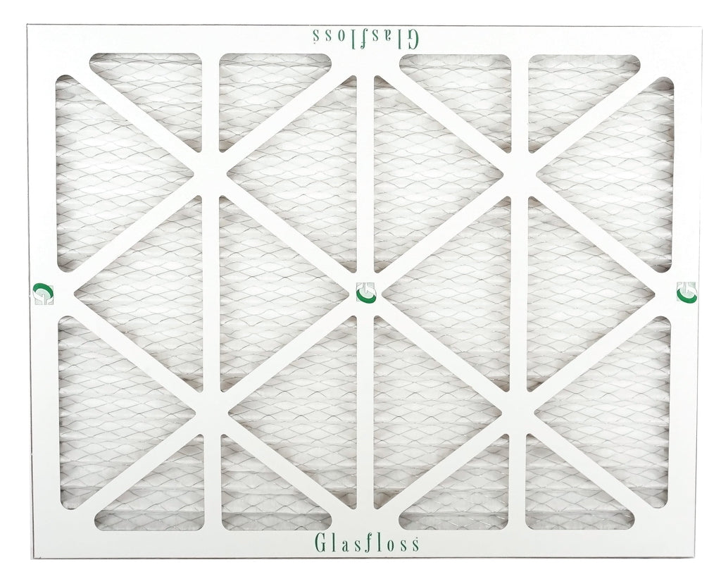 Glasfloss 14x22x1 -  10 -Qty:12 - Furnace Air Filter - Made in  (Actual Size: 13.5 x 21.5x7/8 inch)