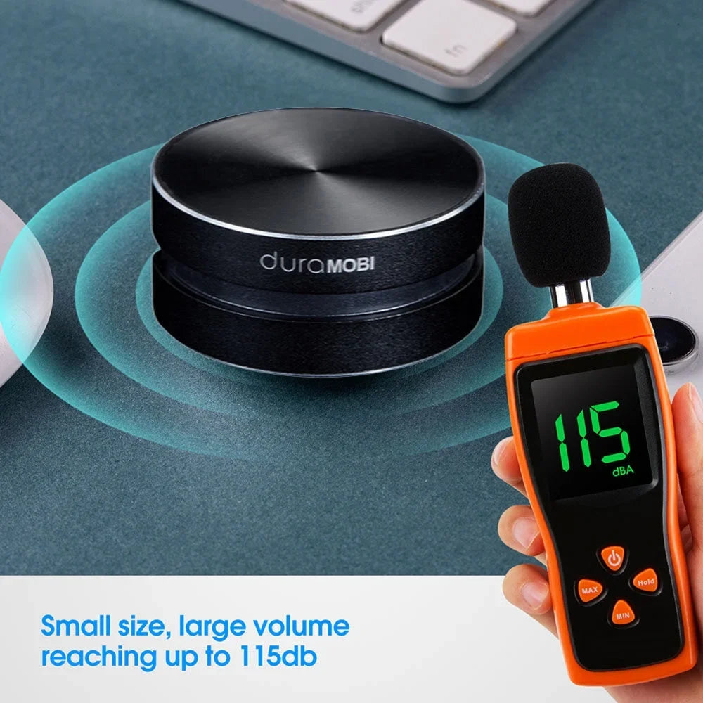 Wirelessly  Speaker Bone Conduction Speakers Mini Portable Loud Stereo Sound Built-in Mic Sound Box Red