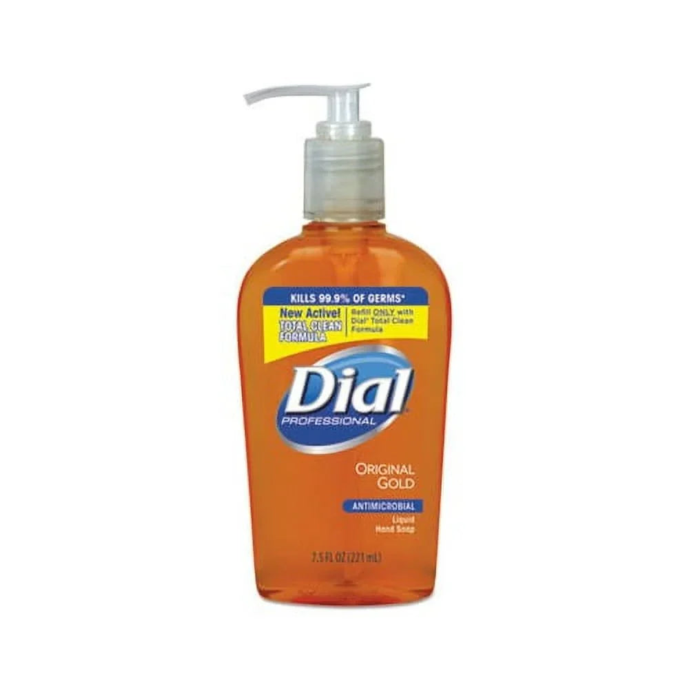 Gold Antimicrobial Hand Soap Floral Fragrance, 7.5 oz Pump Bottle, 12/Carton