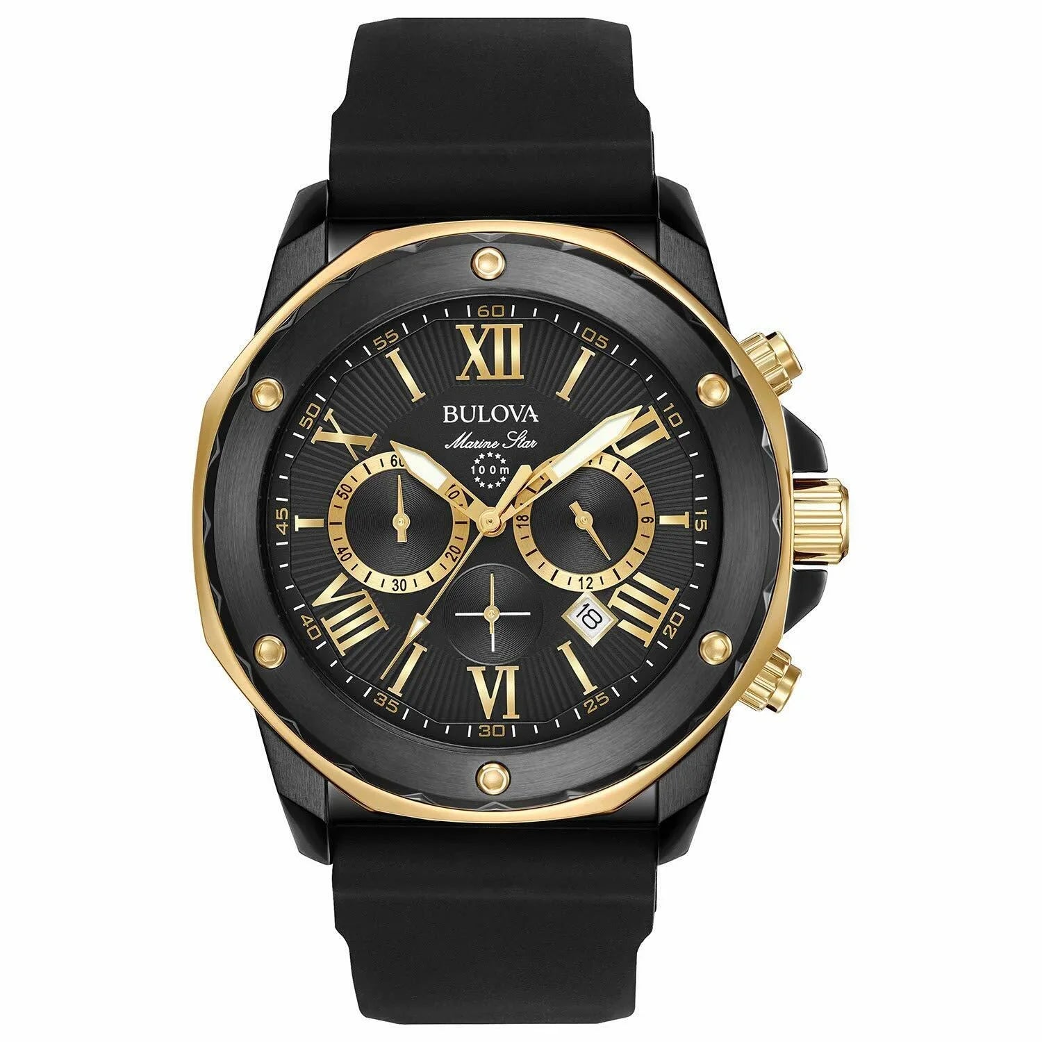 Bulova 98B278 Marine Star Chronograph Men's Stainless Steel Watch