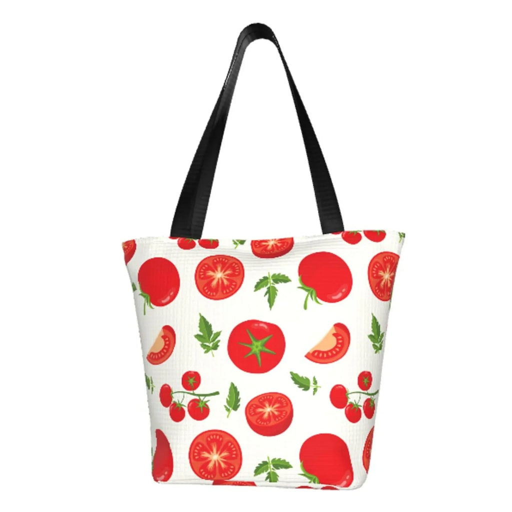 Lukts Fresh Red Tomato Tote Bag,Shoulder Bag Women' Hobos Handbags Large Capacity Shopping Bag