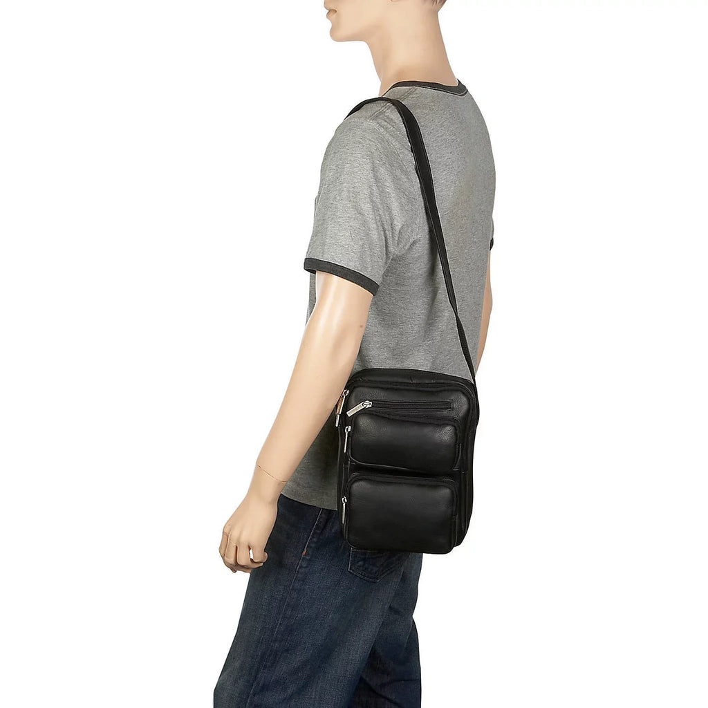 Le Donne Leather Multi Pocket Mens Bag -082