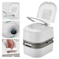 Portable Toilet, 6.34 Gallon Camping  Porta Potty , Outdoor  Toilet with Level Indicator, Rotating Spout