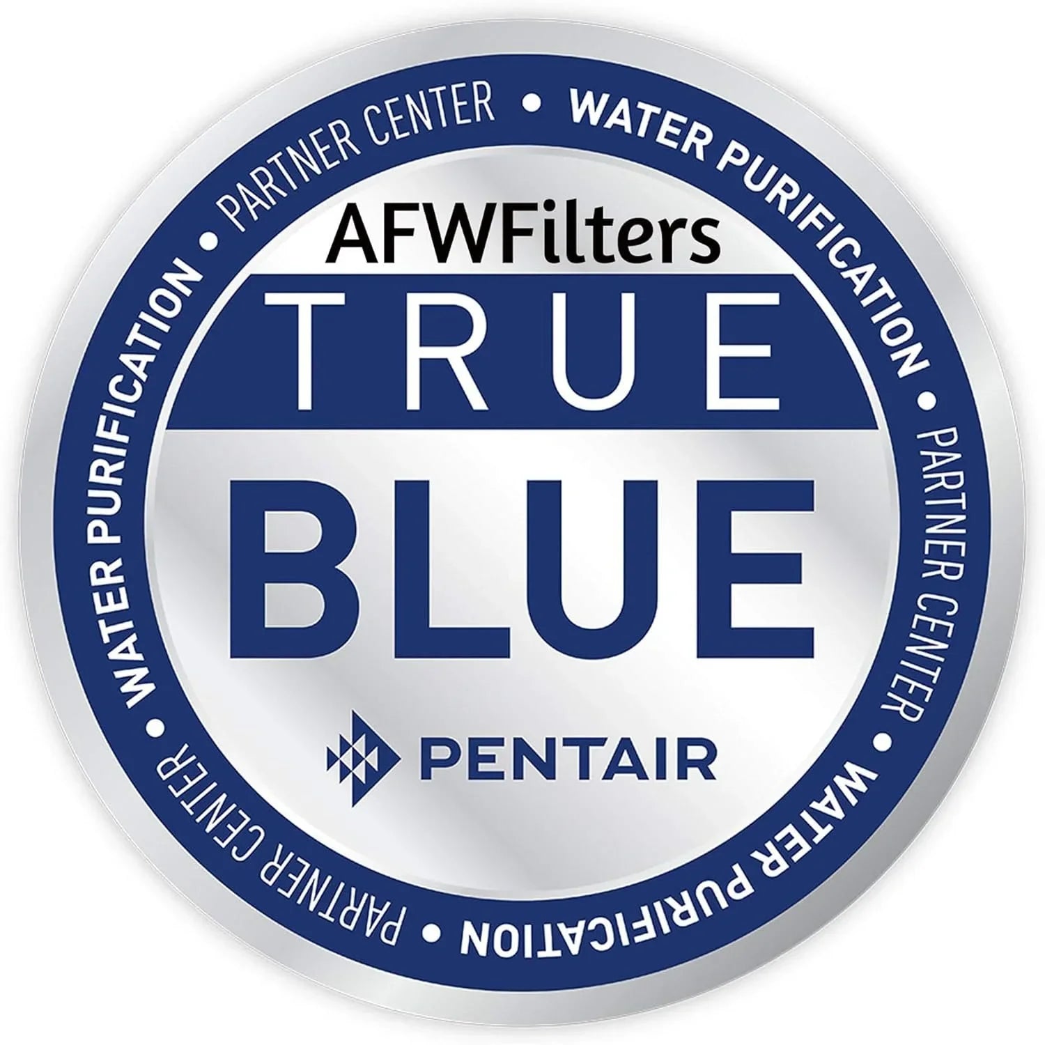 AFWFilters 2 cubic Foot 64k Whole Home Iron Pro Water Softener with Fine Mesh Resin, 1" Plastic  Connection, and Blue Tanks