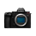 Panasonic   Mirrorless Camera, 24.2MP Full Frame with Phase Hybrid , New Active .. Technology, Unlimited 4:2:2 10-bit Recording - -
