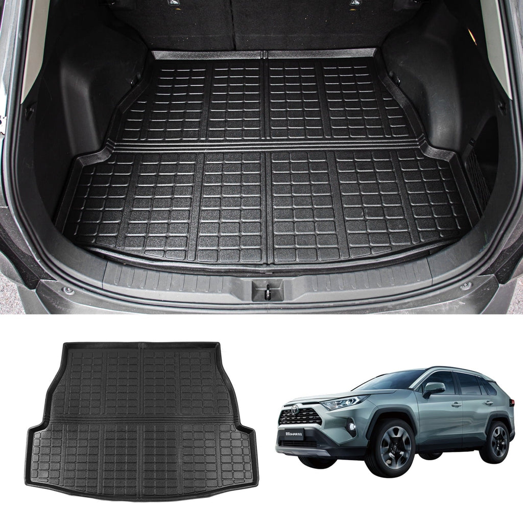 Fit 2019 2020 2021 2022 2023 Toyota Rav4 Trunk Mat  Cargo Liner All Weather Rubber Mat Toyota Rav4 Accessories (Rear Trunk Mat)