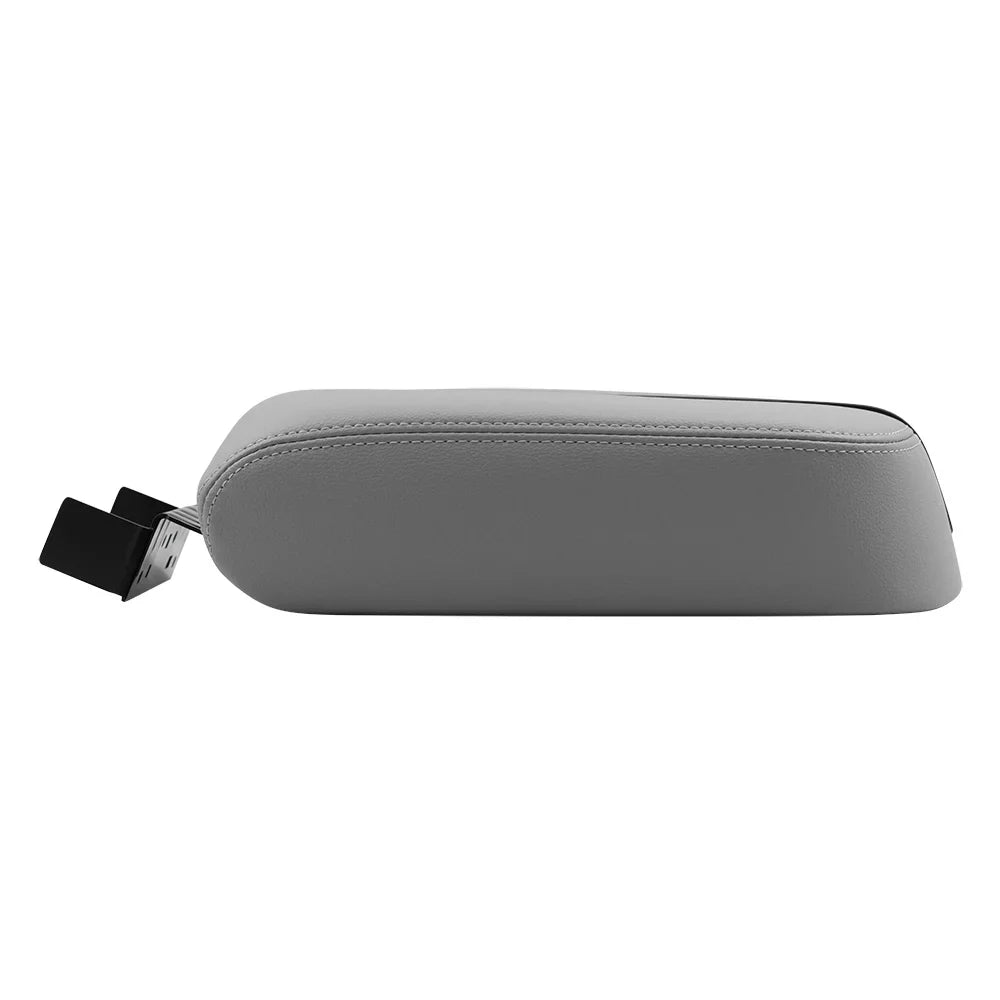 Brock Replacement Gray Center Console Armrest Lid Cover Compatible with 2007-2013 Silverado Sierra Tahoe Escalade Pickup Truck with Full Center Console