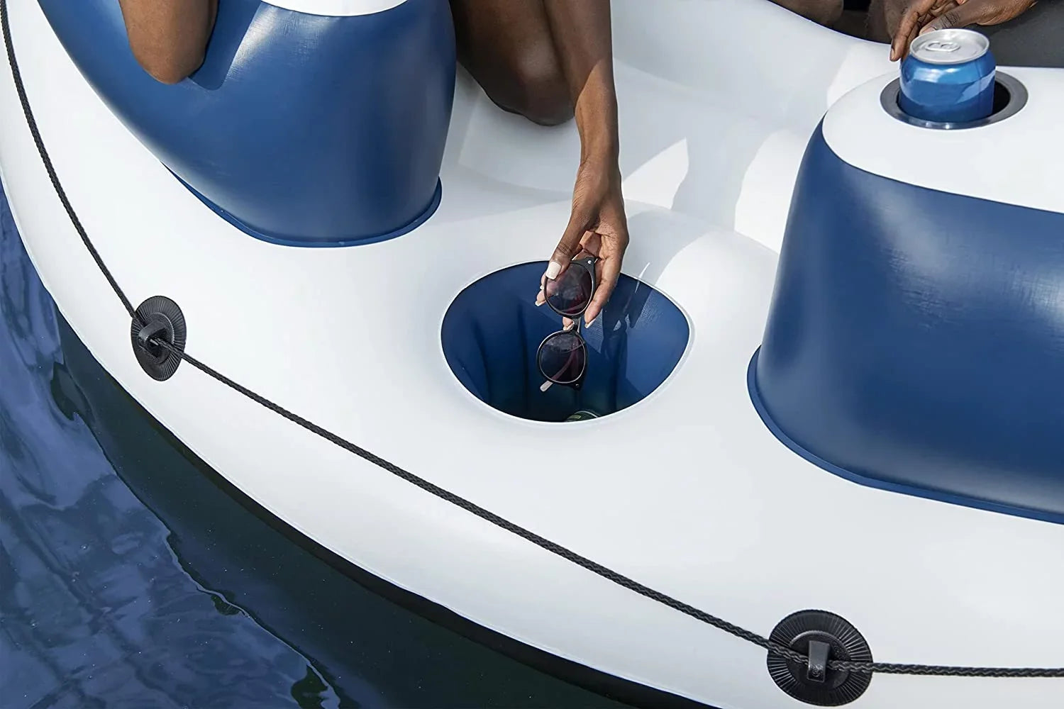 Hydro-Force Lazy DayZ 4-Person Inflatable Party Island