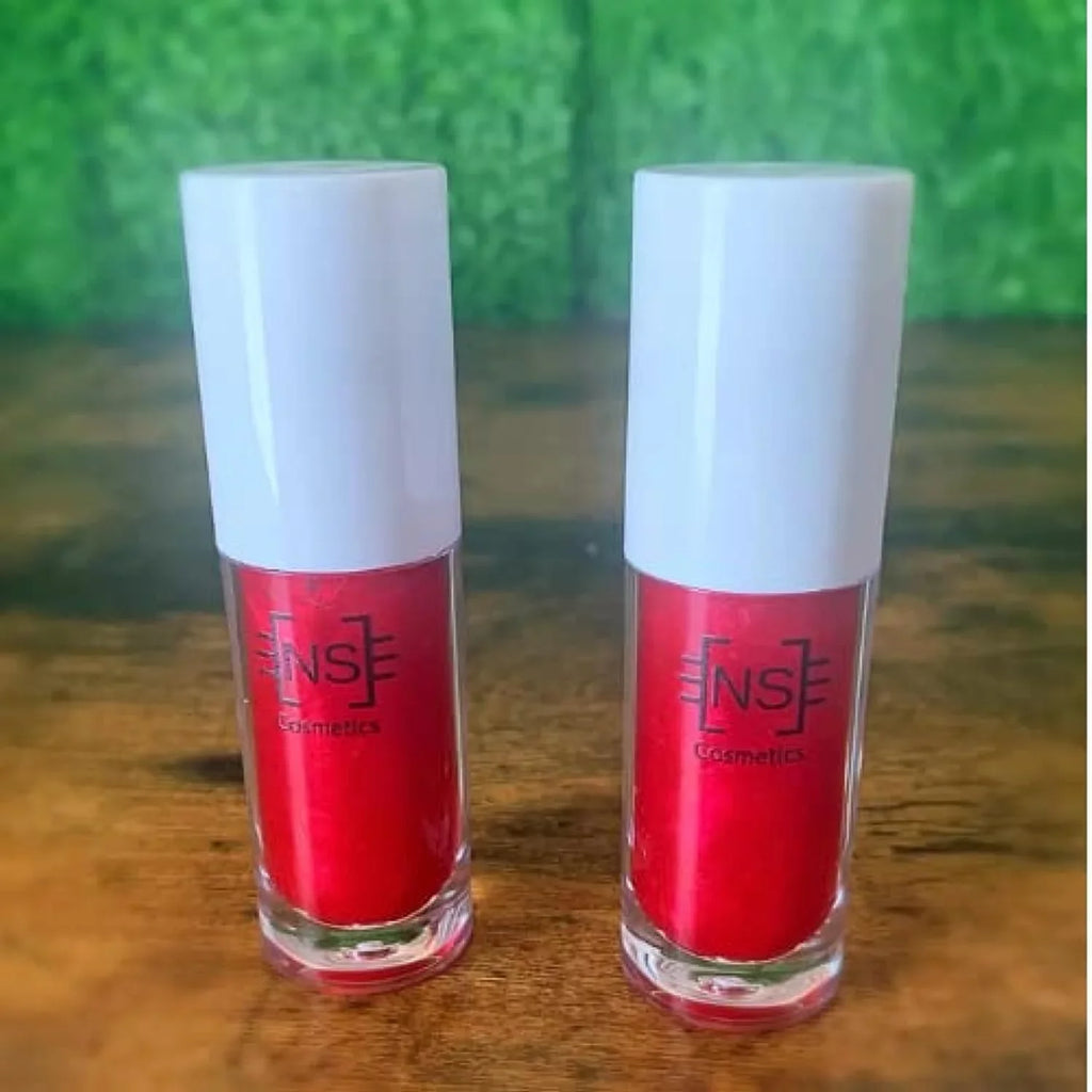 Cosmetics Organic Red Cherry Lip Gloss (10 mL)-Vegan Clean Beauty that Hydrates  and  Conditions Lips with Subtle Flavor- Sparkly Lip Gloss- Lip Gloss Color Pigment