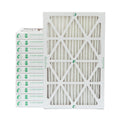 12 Pack of 20x30x2  10 Pleated 2" Inch Air Filters by Glasfloss. Actual Size: 19-5/8 x 29-5/8 x 1-3/4
