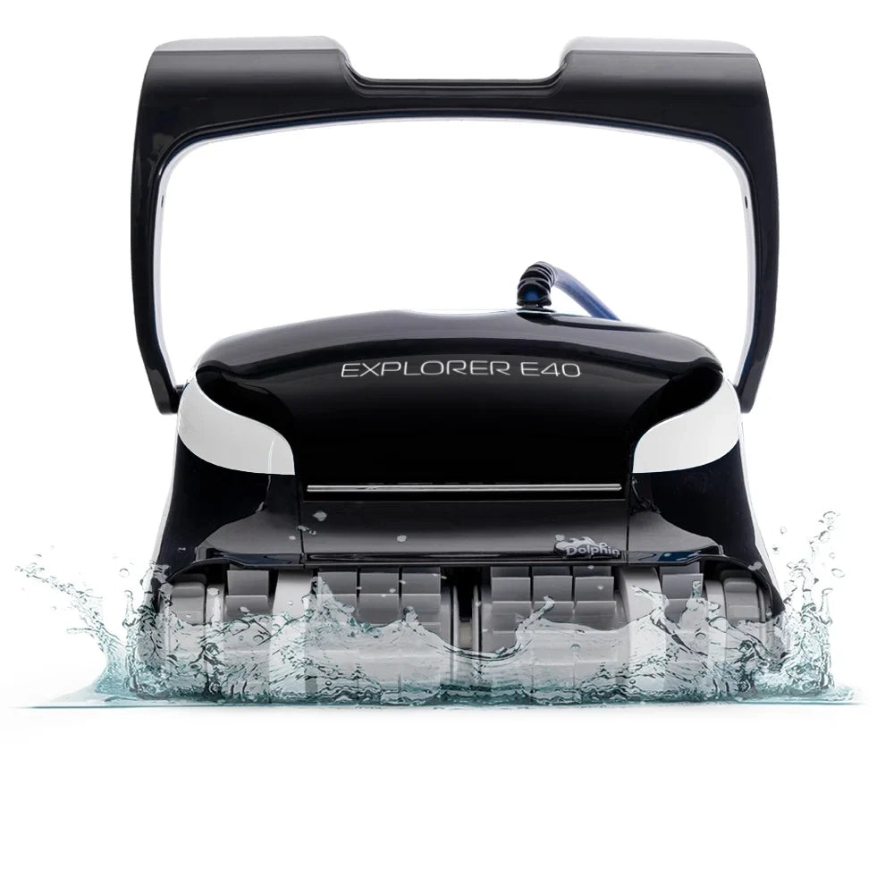 Dolphin Explorer  Wi-Fi Robotic Pool Vacuum Cleaner Pools up to 50  - Waterline Scrubber Brush