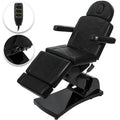 4 Motors Electric Facial Chair Full Electrical Massage Table Dental Bed Aesthetic Adjustable Reclining Chair for Podiatry Tattoo Spa Salon All Purpose Bed Chair (Black)