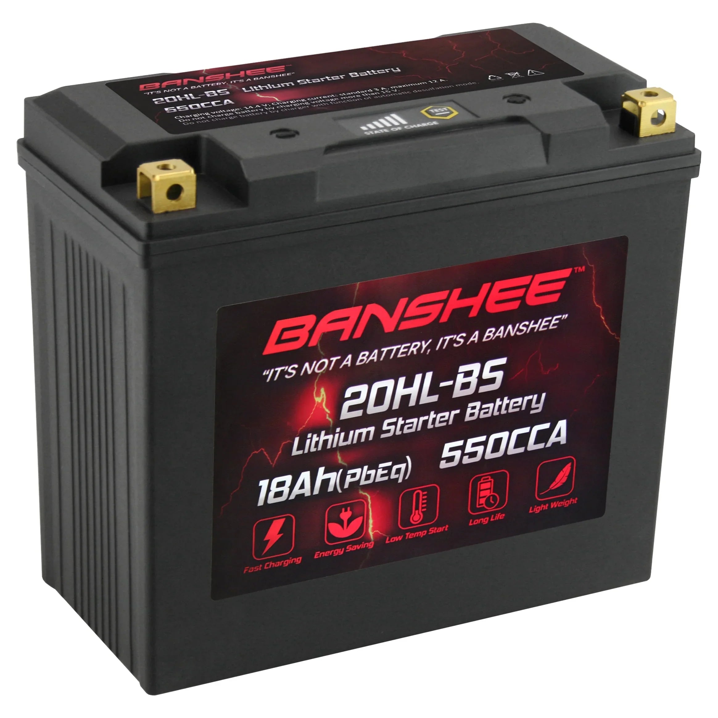 Banshee 20L- LiFePO4 Motorsports Battery Compatible with Yamaha  WaveRunner   2008 to 2012