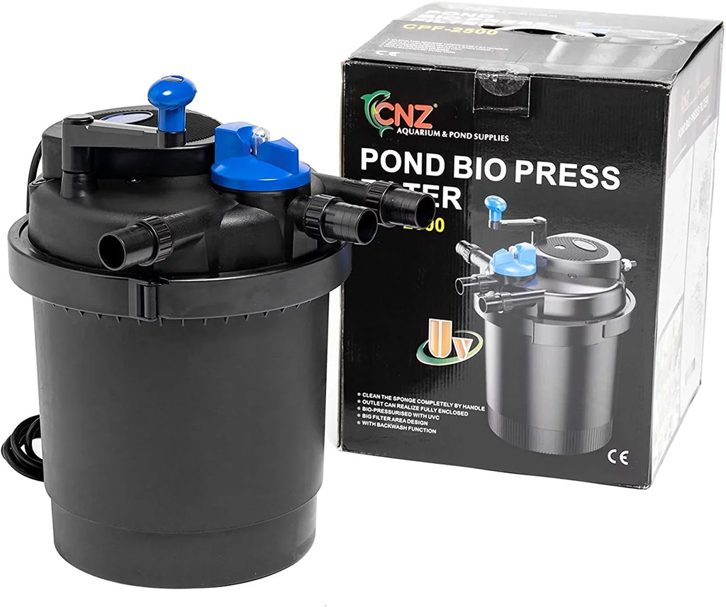 '-2500 Bio Pressure Pond Filter with 13w Clarifier, Up to 1600 gallons