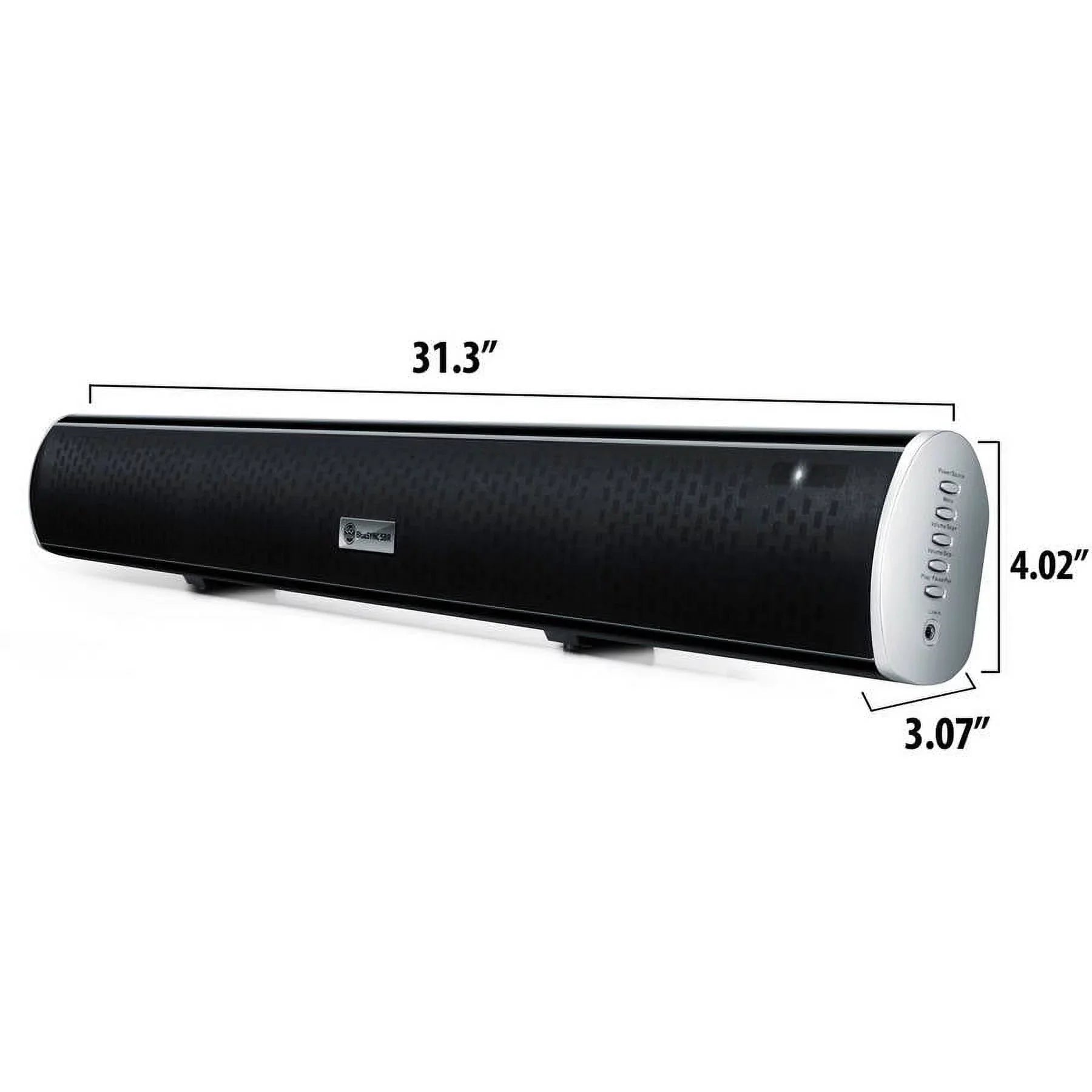 GOgroove Bluetooth 2.1 Sound Bar Home Theater Speaker with Internal Subwoofer & Wall Mounting Kit - Works With  , Samsung ,  , Sony and More  , 4K , & Smart TVs