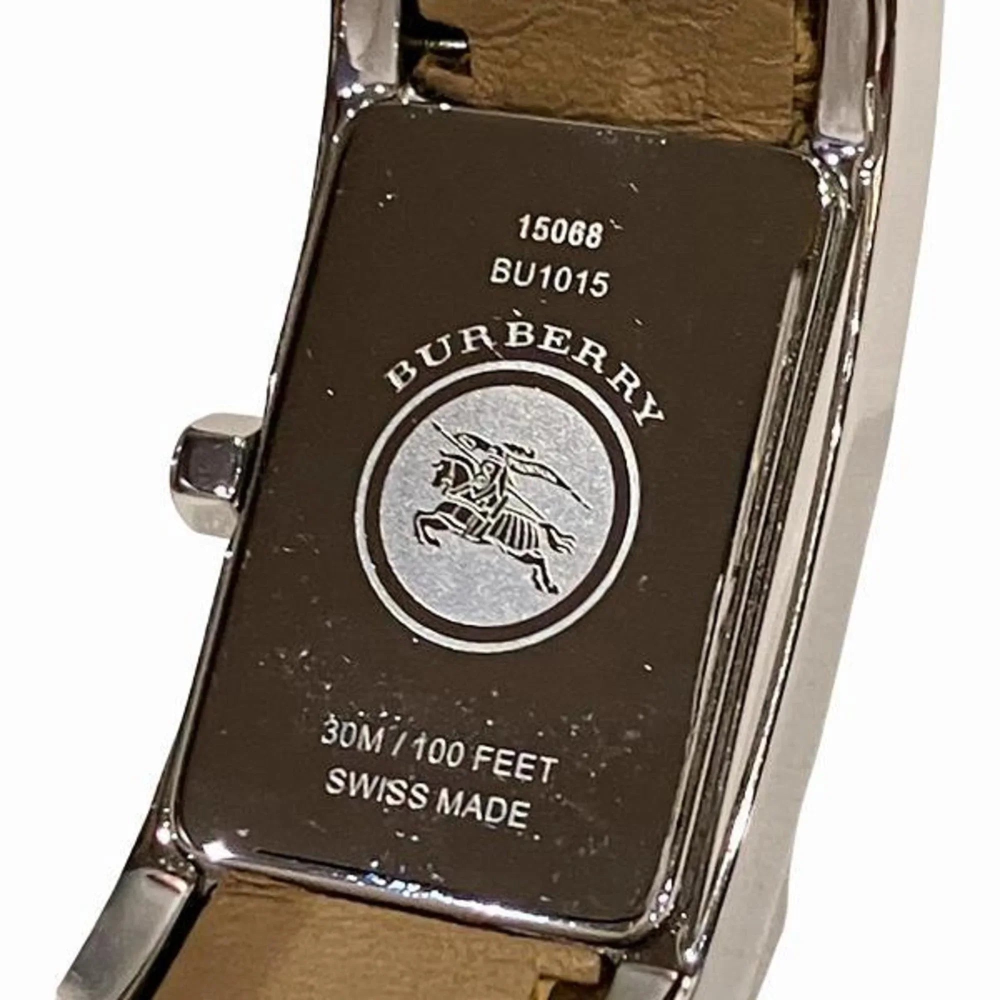 Pre-Owned Burberry  Quartz Check Square Watch Women's (Good)