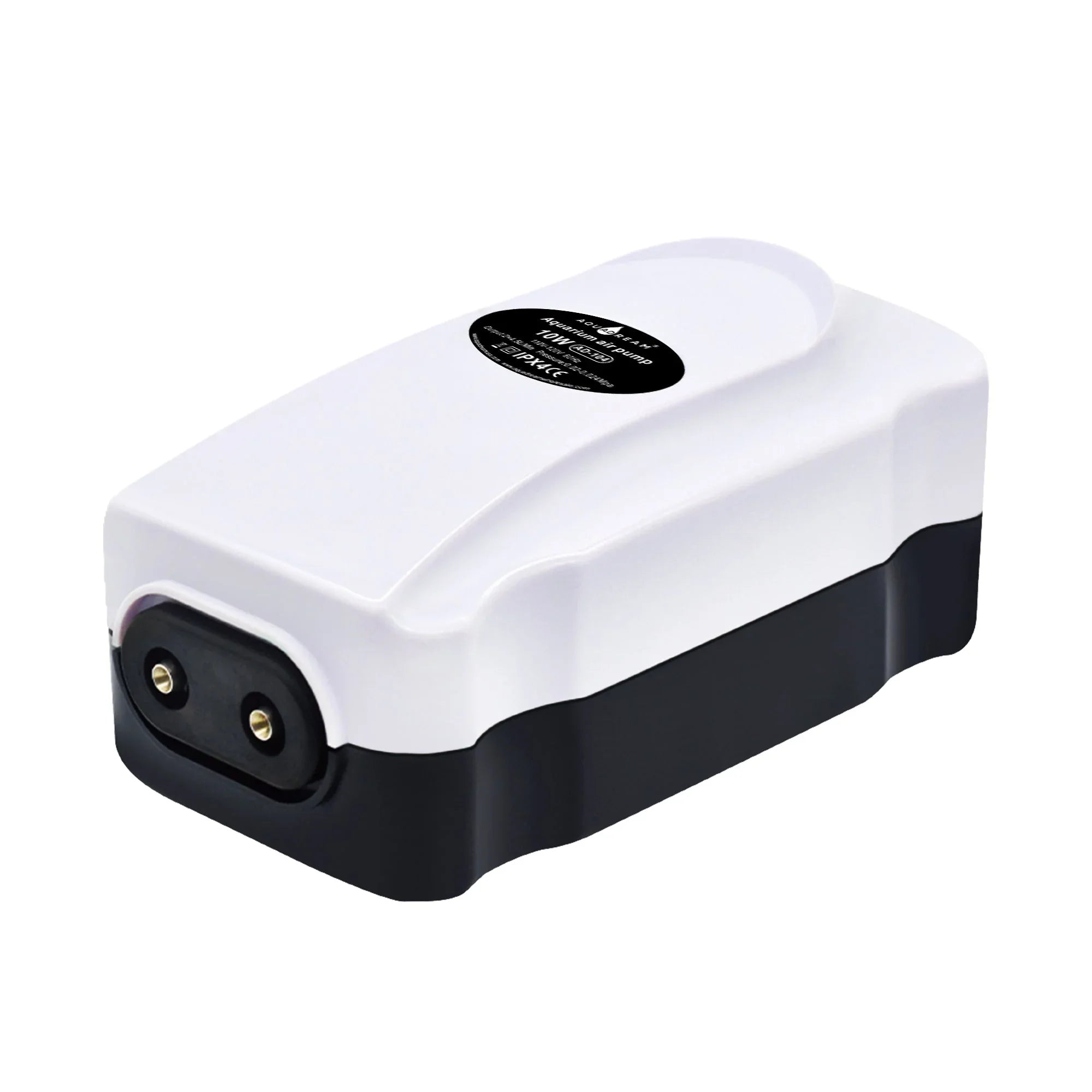 Quiet Air Pump Output 2X 75GPH Oxygen Aerator Pump for 30 - 120 Gallons Fish Tank, Oxygen Adjustment