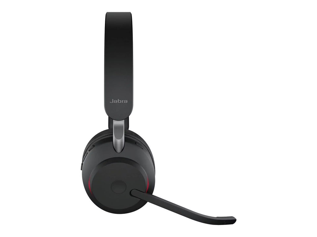 Jabra Evolve2 65 - -  Stereo with Charging Stand - Connector Circumaural Headset - Black