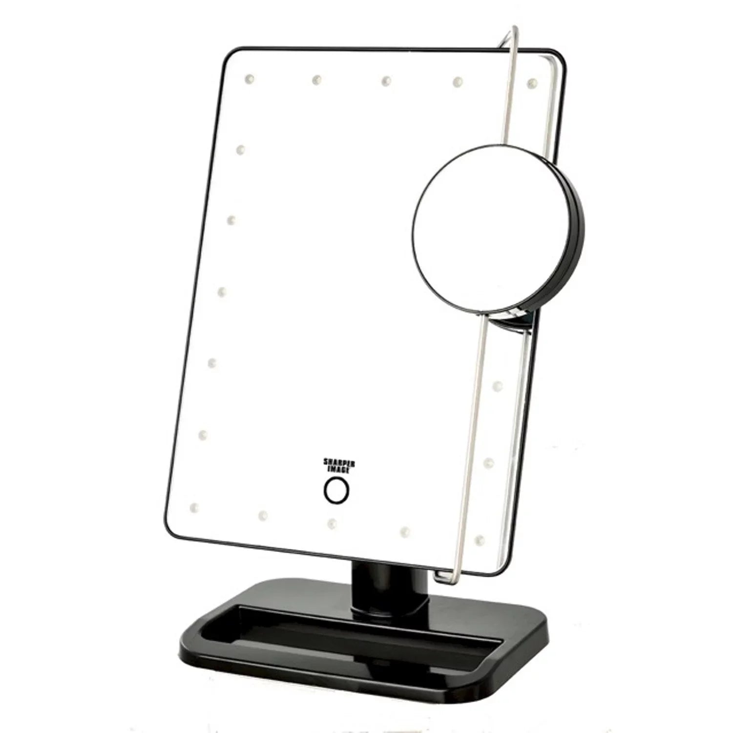 ($50 Value) Sharper Image Cordless  Vanity Mirror and Charging Station 8-Inch by 11-Inch