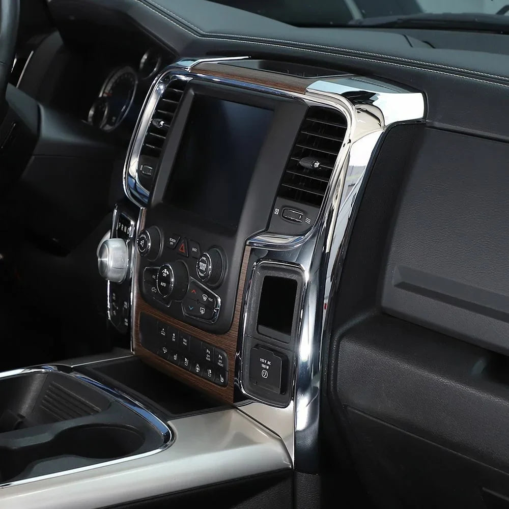 Teledu Chrome Center Console Navigation Side Panel Cover Trim