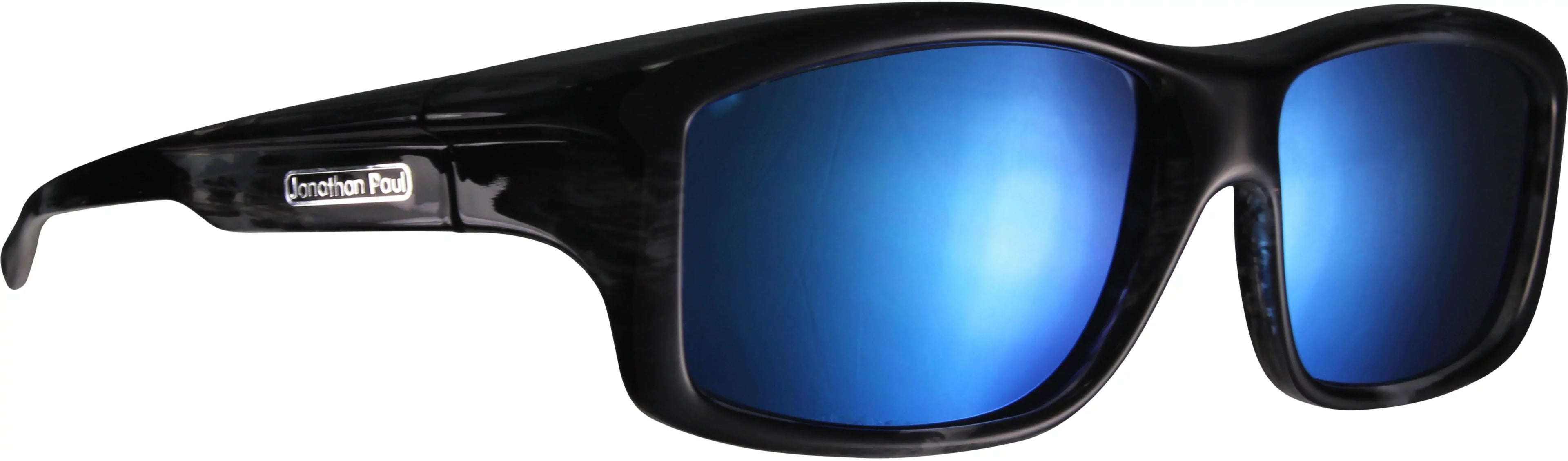 Yamba Blue Marble - Poly Polarized Gray with Blue Mirror Lens - Fits Over -Large Eyewear - 146mm x 44mm