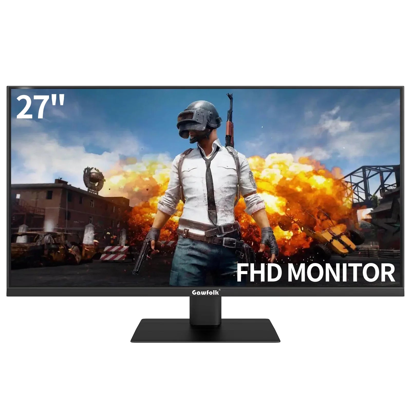 Gawfolk 27"  Gaming Monitor 165Hz, Full  1080P Bezel-less Display Supports  and  (Black)