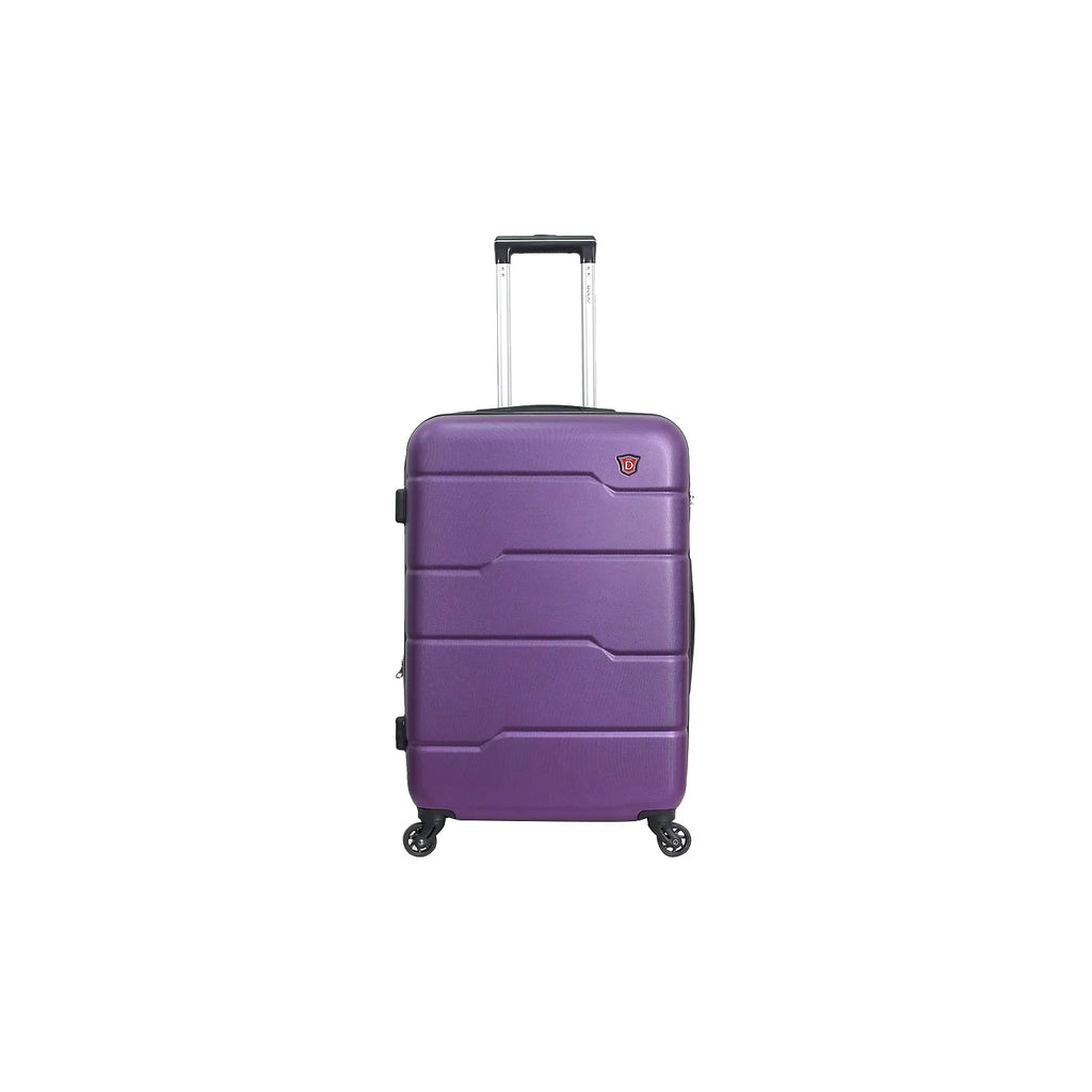Plastic Carry-On Luggage Purple (-)