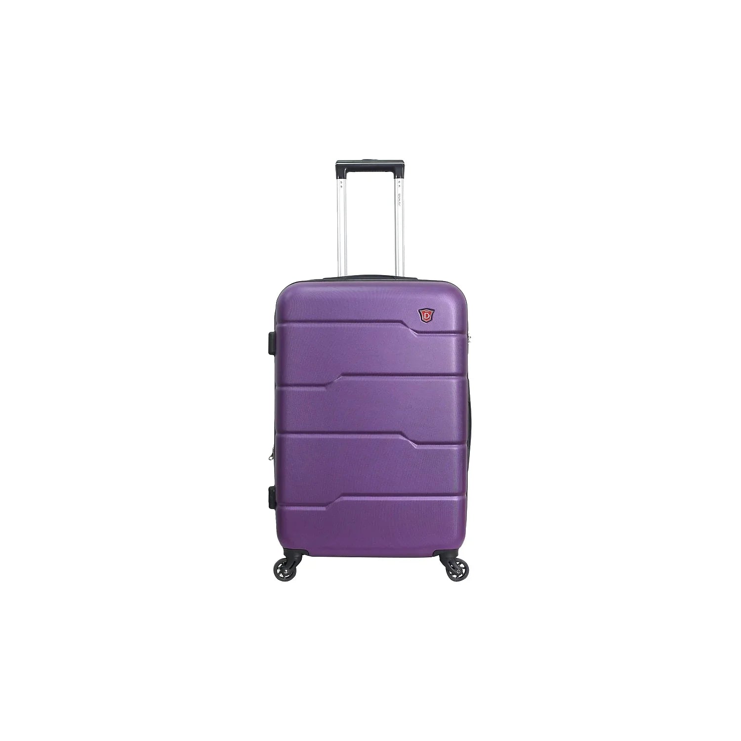 Plastic Carry-On Luggage Purple (-)