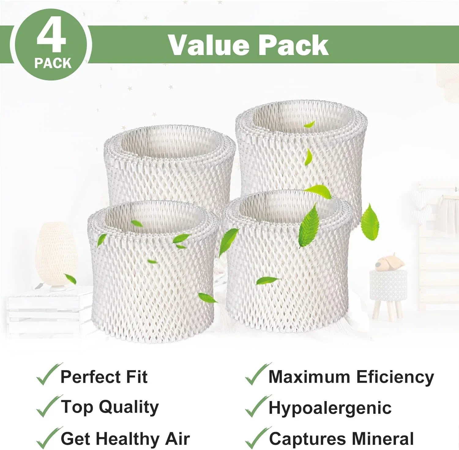 Humidifier Filter  Compatible with Honeywell Humidifier -350 Series, , , Filter -504, 4-Pack