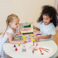 Little Girls Makeup Kit - Unicorn Real Washable Makeup Box with Palettes