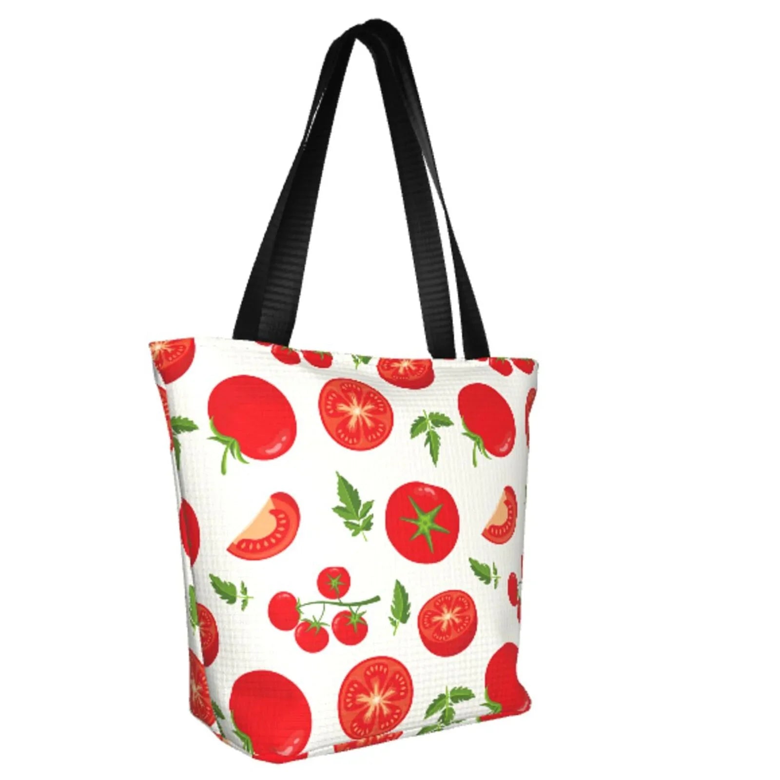 Lukts Fresh Red Tomato Tote Bag,Shoulder Bag Women' Hobos Handbags Large Capacity Shopping Bag