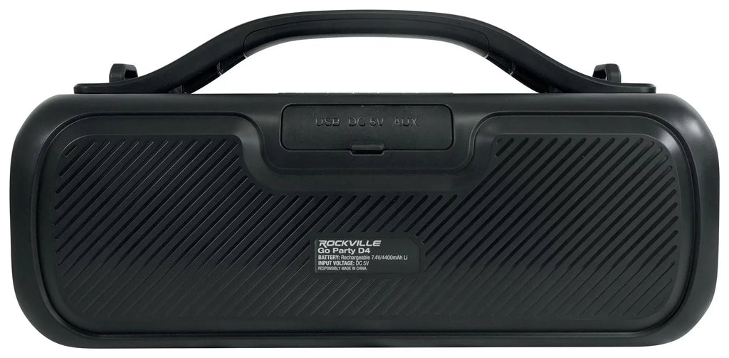 Rockville Go Party  Large Loud Portable  Party Bluetooth Speaker, Deep Bass