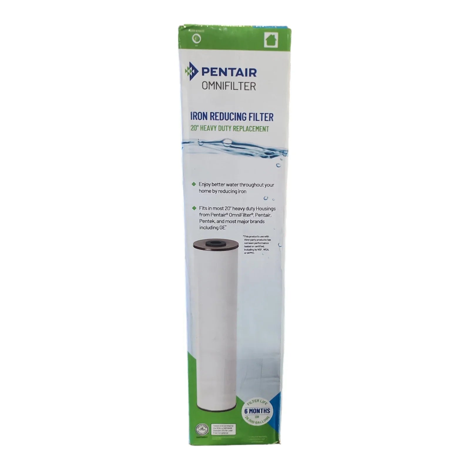 Pentair Omnifilter Iron Reducing Filter 20" Heavy Duty Replacement